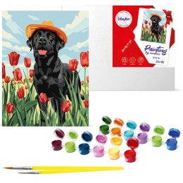 Zestaw do malowania po numerach Uroczy labrador KHO6621 30x40 AP0055