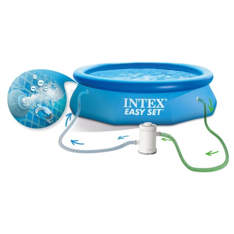 Basen ogrodowy rozporowy 305 x 76 cm 16w1 INTEX 28122 + maszynka do baniek GRATIS