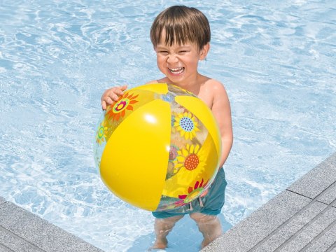 Bestway kolorowa piłka plażowa lekka dmuchana do wody 51cm owoce