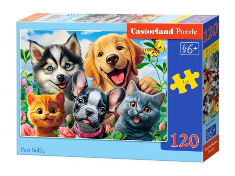 Puzzle 120-elementów Pets Selfie B-13609-1