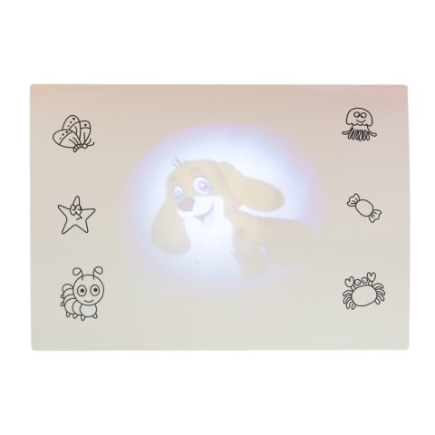 Projektor rzutnik stolik stół do rysowania żyrafa żółty