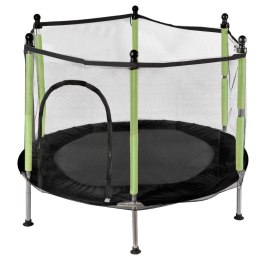 Trampolina ogrodowa dla dzieci siatka 110x140 cm zielona