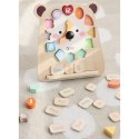 CLASSIC WORLD Zegar Miś Montessori Edukacyjny 3w1 Nauka Czasu Liczenia i Daty