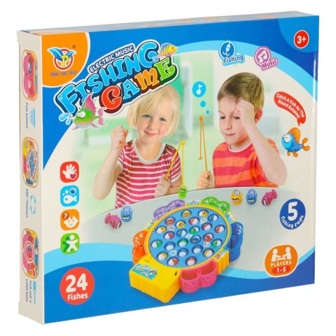 Gra rodzinna rybki łowienie 24 rybek