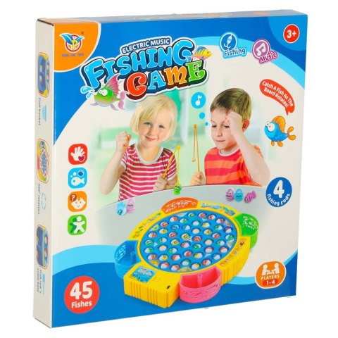 Gra rodzinna rybki łowienie 45 rybek + 4 wędki