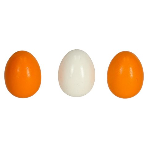 Jajka do zabawy wyjmowane żółtka drewniane