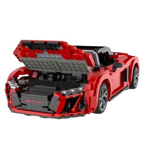 Klocki Konstrukcyjne AutoRC 1:14 Audi R8 Spyder 1440 Elementów Rastar 93800