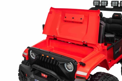 960W 24V jeep auto na akumulator Extreme Sport 4x4  Czerwony
