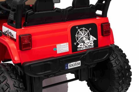 960W 24V jeep auto na akumulator Extreme Sport 4x4  Czerwony