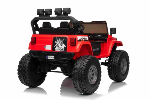 960W 24V jeep auto na akumulator Extreme Sport 4x4  Czerwony