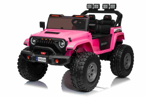 960W 24V jeep auto na akumulator Extreme Sport 4x4  Różowy