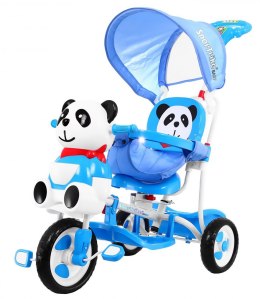 Rowerek 3 Kołowy rower trzykołowy PANDA A23-2 Niebieski
