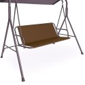 Siedzisko podkład do huśtawki ogrodowej 127x100 cm brązowe MultiGarden