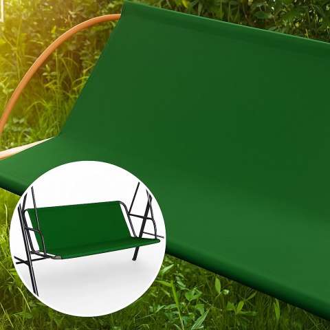 Siedzisko podkład do huśtawki ogrodowej 127x100 cm zielone MultiGarden