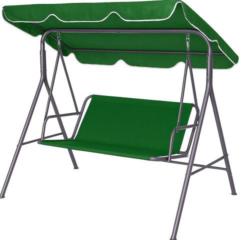 Siedzisko podkład do huśtawki ogrodowej 127x100 cm zielone MultiGarden