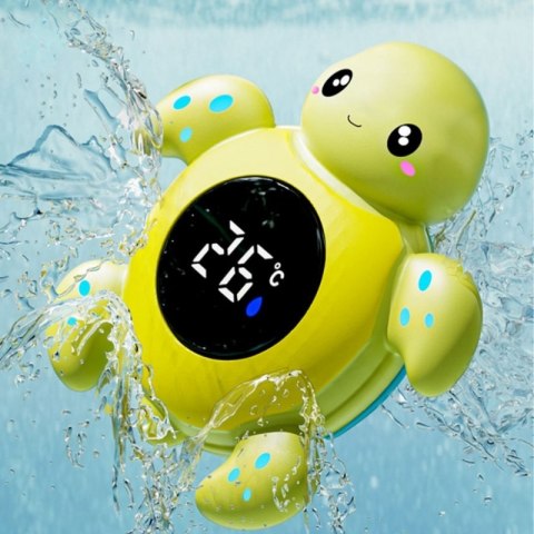 WOOPIE Termometr do Kąpieli 2w1 Mierzenia Temperatury Wody i Pomieszczenia Żółwik