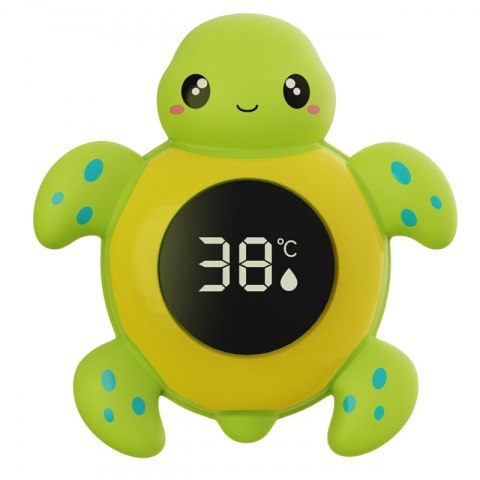 WOOPIE Termometr do Kąpieli 2w1 Mierzenia Temperatury Wody i Pomieszczenia Żółwik