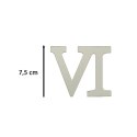 Zegar Ścienny naklejany DIY 3D regulowany rzymski srebrny 130cm