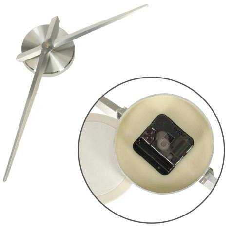 Zegar ścienny naklejany na ścianę 3D lustrzany DIY duży nowoczesny 80-120cm XL