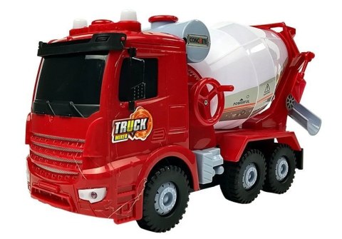 Betoniarka na Baterie Czerwona Światła Dźwięki Generator Baniek