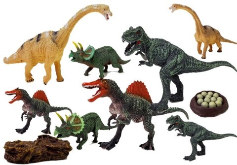Rodzina Dinozaurów Duży Zestaw Figurek z Akcesoriami Rodzina Dinozaurów Duży Zestaw Figurek z Akcesoriami