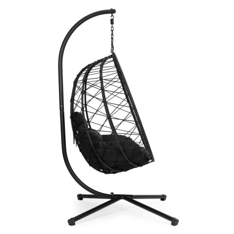 Fotel Kokon wiszący wolnostojący bujany ogrodowy do 120 kg + poduszki MultiGarden