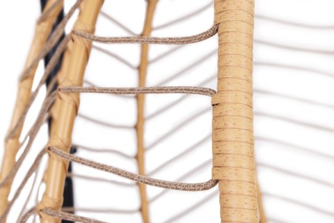 Fotel Kokon wiszący wolnostojący bujany ogrodowy do 120 kg + poduszki MultiGarden