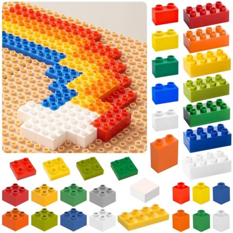 MASTERKIDZ Zestaw Klocków Konstrukcyjnych STEM 563 el. z Nakładkami na Panel 4 szt.