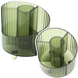 Organizer Na Przybory Szkolne Biurowe Transparentny Zielony