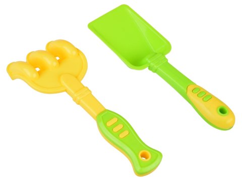 Peknięty Zestaw do piasku wiaderko + foremki + narzędzia ZA5079