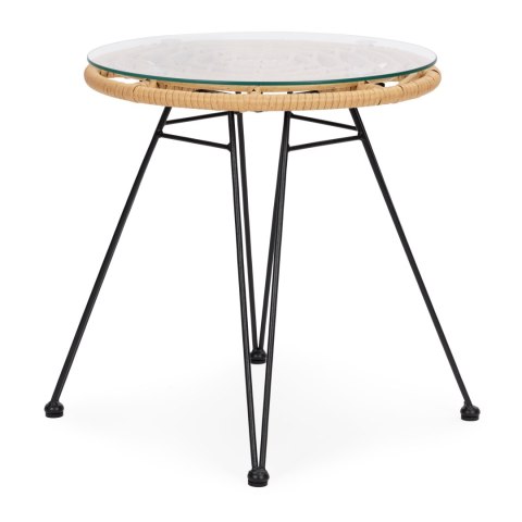 Zestaw mebli ogrodowych z technorattanu krzesła stolik + poduszki MultiGarden