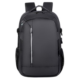 Plecak Miejski USB Kieszeń Na Laptopa Odblaski 16L 45cm