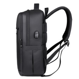 Plecak Miejski USB Kieszeń Na Laptopa Odblaski 16L 45cm