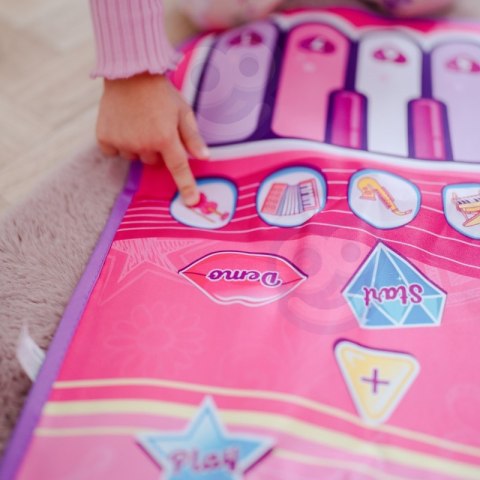 WOOPIE Duża Mata Muzyczna 2w1 Perkusja Interaktywna Pianino