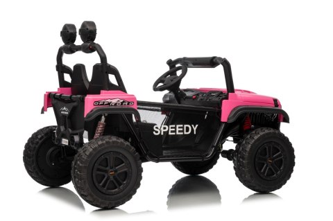 2osobowy 800W 4x4 Auto na akumulator 24V buggy PASSION    Różowy