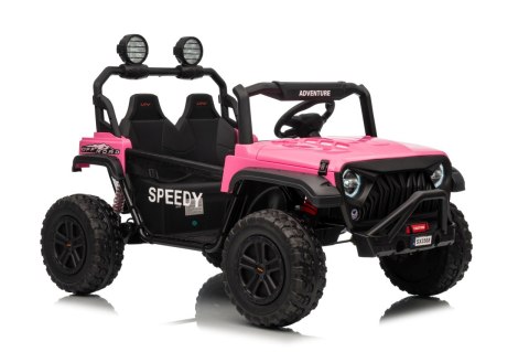 2osobowy 800W 4x4 Auto na akumulator 24V buggy PASSION    Różowy