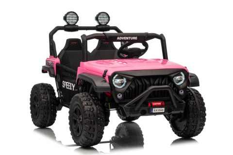 2osobowy 800W 4x4 Auto na akumulator 24V buggy PASSION    Różowy