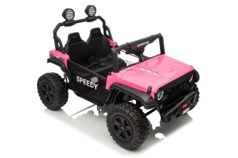 2osobowy 800W 4x4 Auto na akumulator 24V buggy PASSION    Różowy