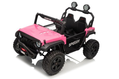 2osobowy 800W 4x4 Auto na akumulator 24V buggy PASSION    Różowy