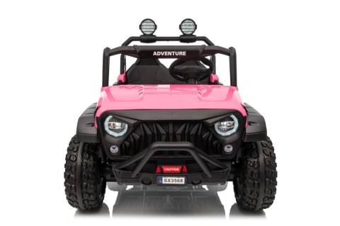 2osobowy 800W 4x4 Auto na akumulator 24V buggy PASSION    Różowy