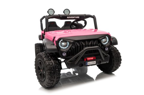 2osobowy 800W 4x4 Auto na akumulator 24V buggy PASSION    Różowy