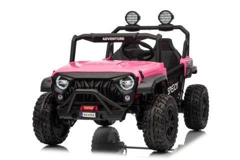 2osobowy 800W 4x4 Auto na akumulator 24V buggy PASSION    Różowy