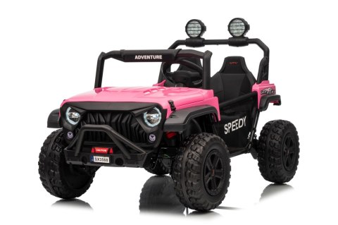 2osobowy 800W 4x4 Auto na akumulator 24V buggy PASSION    Różowy