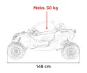 Pom koła 2osobowy Ciche silniki Auto na akumulator Buggy Maverick Turbo