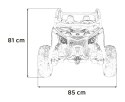 Pom koła 2osobowy Ciche silniki Auto na akumulator Buggy Maverick Turbo