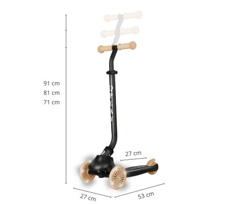 Qplay Hulajnoga Sema Evo 3w1 Khaki