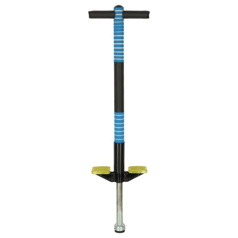 Skoczek drążek do skakania pogo z regulacją niebieski