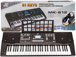 Keyboard Organy 61 Klawiszy Zasilacz MK-812 Przecena 9