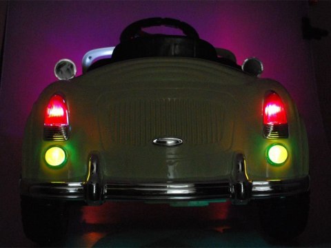 Eleganckie auto na akumulator AUTKO RETRO 2xsilnik 12V lakierowany