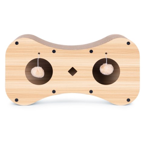 Drapak tekturowy dla kota budka domek kartonowy legowisko z